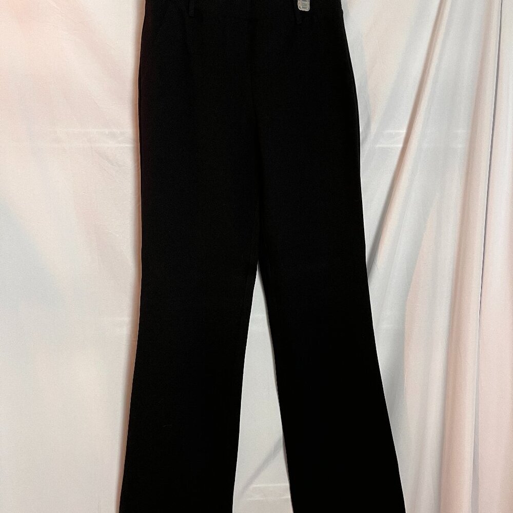 Women's Black ponte Knit Quince Pull on Pants Size S